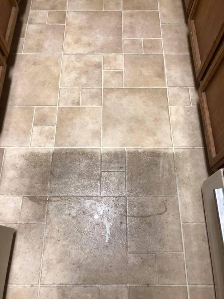 Kitchen-Floor-Before Dirty kitchen Floor